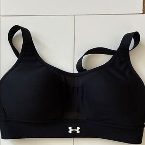 Under Armour Black Sports Bra with Logo